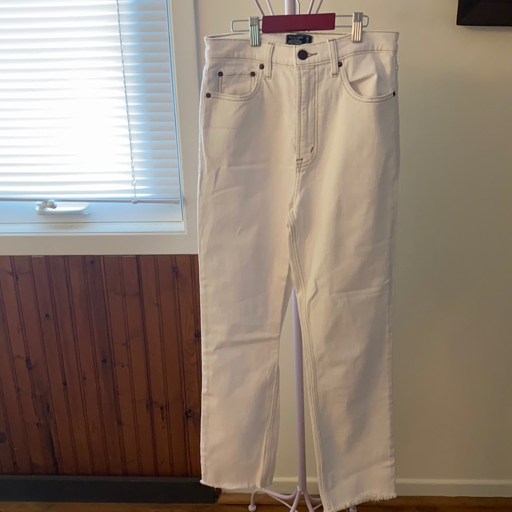Abercrombie & Fitch Zoe Ankle Straight Jeans